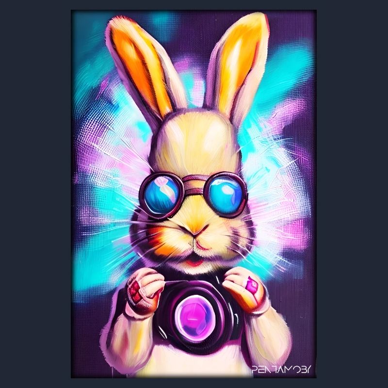 Easter Easter Cyber Future Sci-Fi Animal