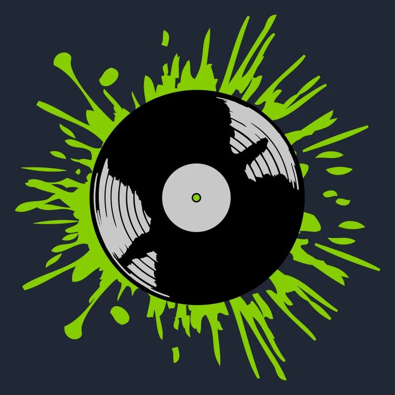 Gouttes de disque vinyle Color blobs
