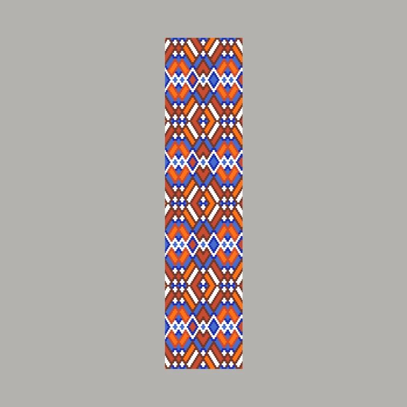 Monogram Letter I- geometric pattern