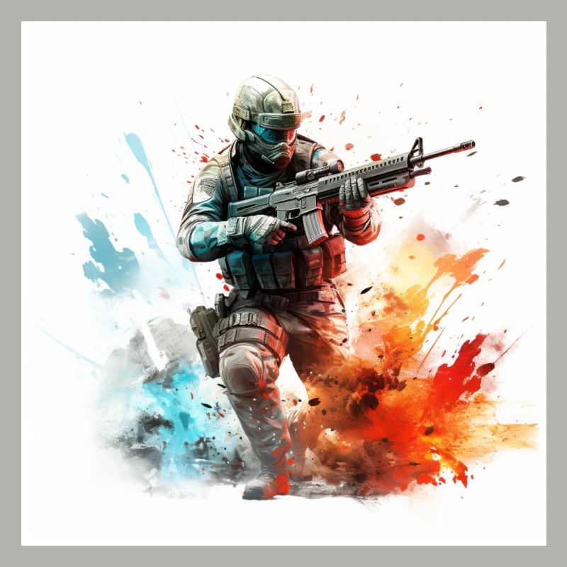 Art de jeu CoD BF 2042 BF4 BF3 BF2