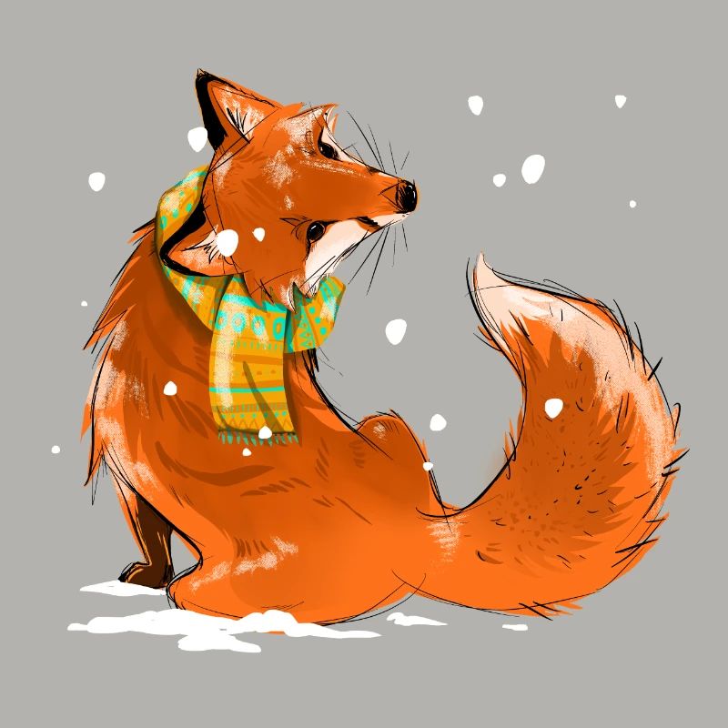 Fuchs im Schnee