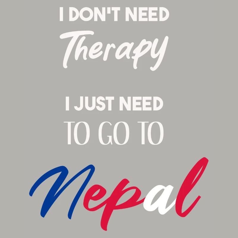 Nepal lustige Geschenkidee witziger Spruch