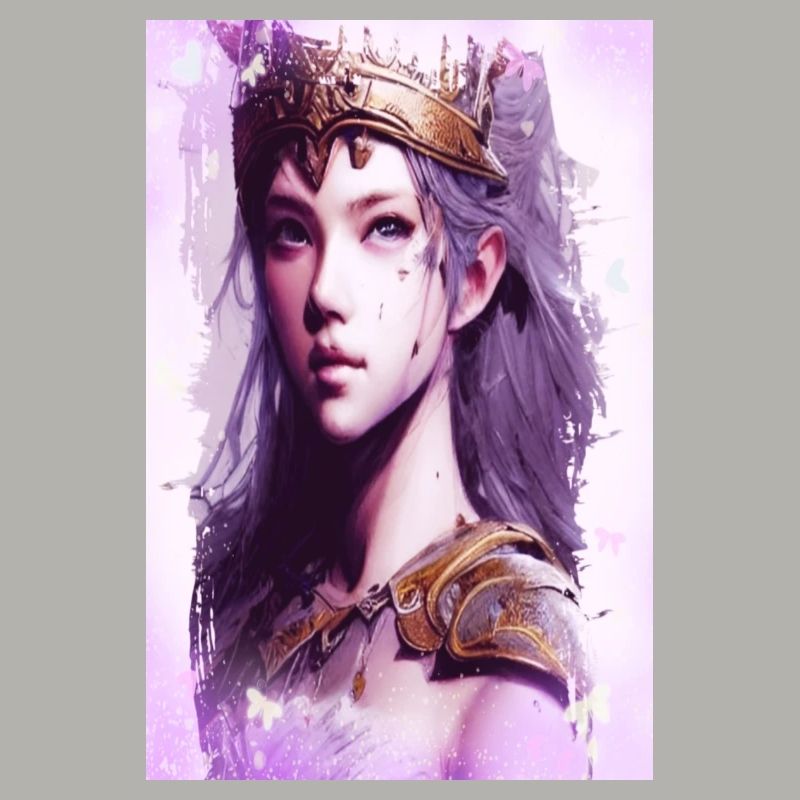 Valkyrie Amazon Warrior Fine Art Affiche