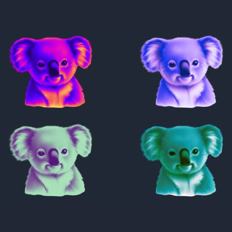 Koala bunt Geschenkidee Koalas Pop Art Pop-Art