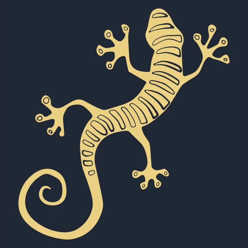 Coole Salamandereidechse oder Gecko