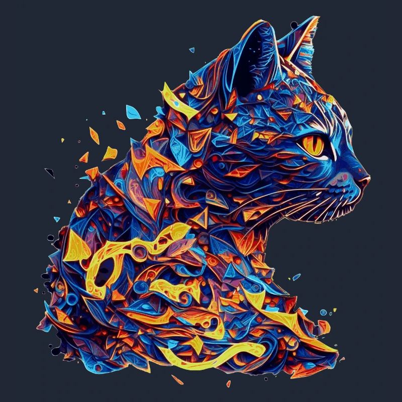 Vector kittens as beautiful eye-catching artwork