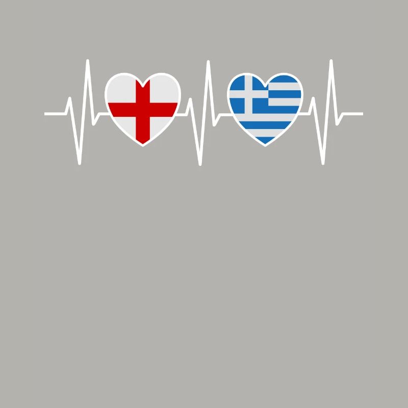 Angleterre et Grèce Drapeaux hellas grecs