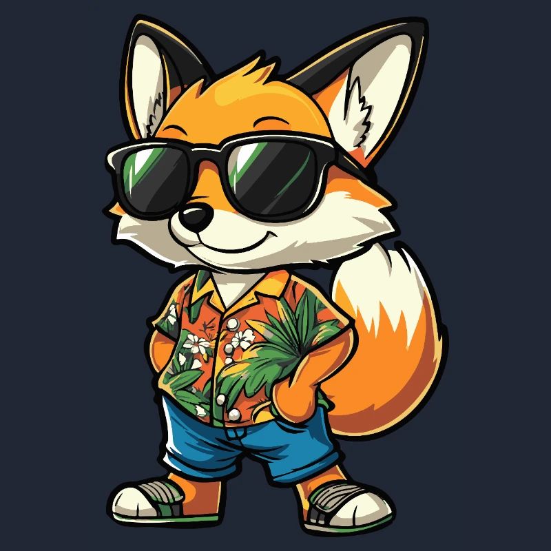 Fuchs Comic Cool Sommer