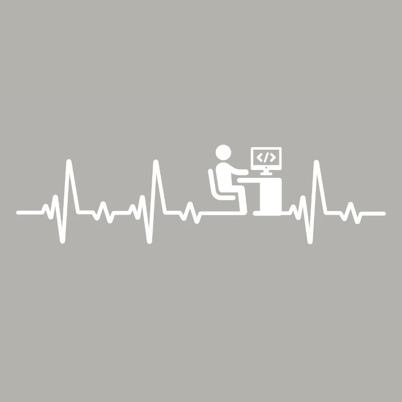 Programmer Heartbeat Computer Scientist code