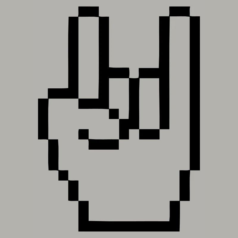 Handzeichen Cursor Rock