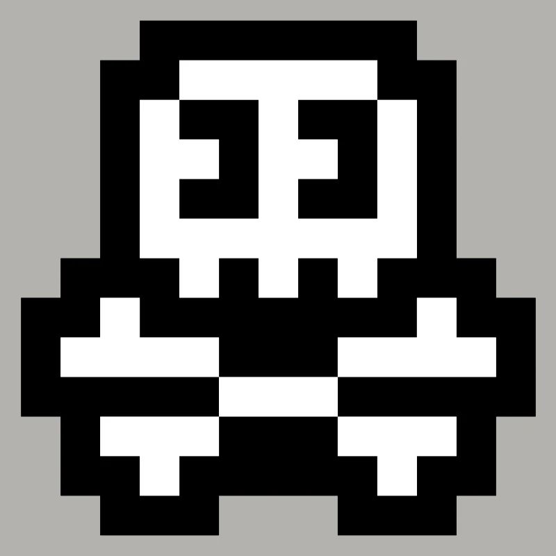 Crâne mignon 8bit