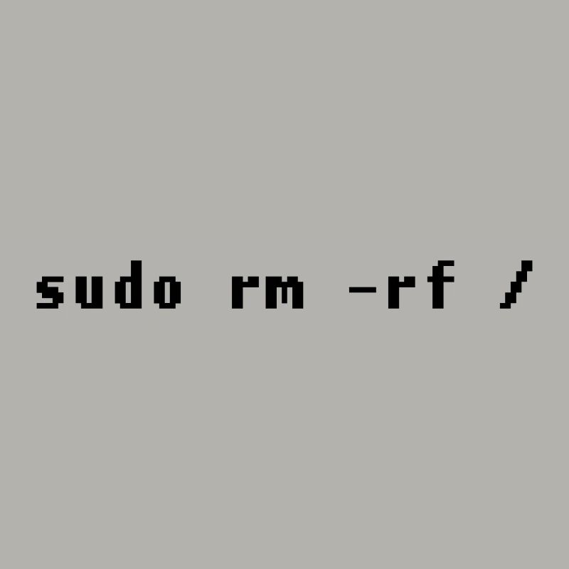 Lustiges Linux Admin Design