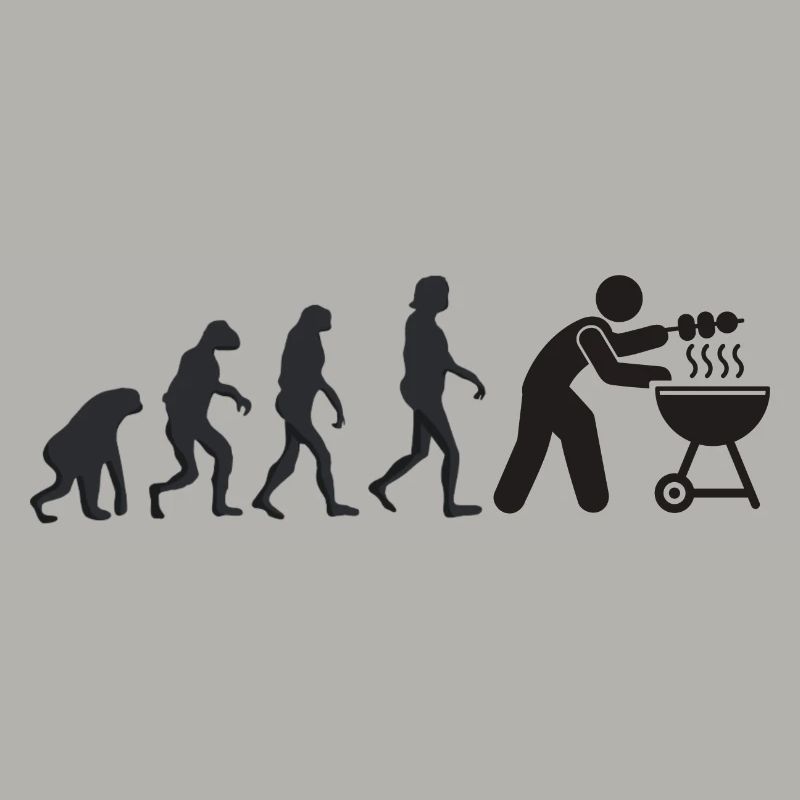 Grillen - Menschliche Evolution