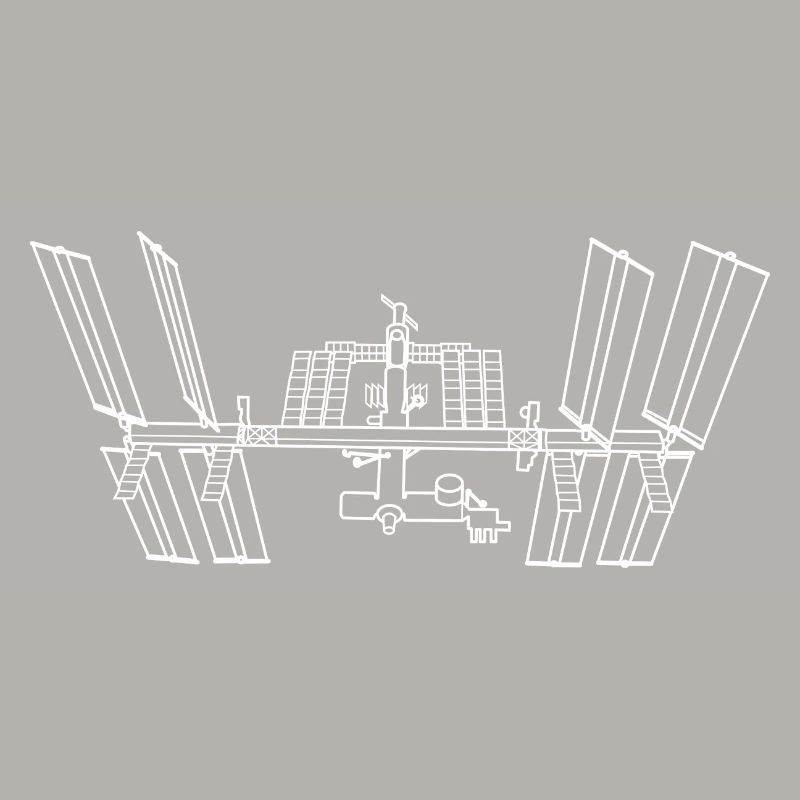 ISS - Station spatiale (blanc)