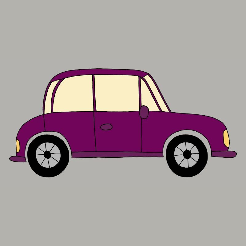 Auto in lila