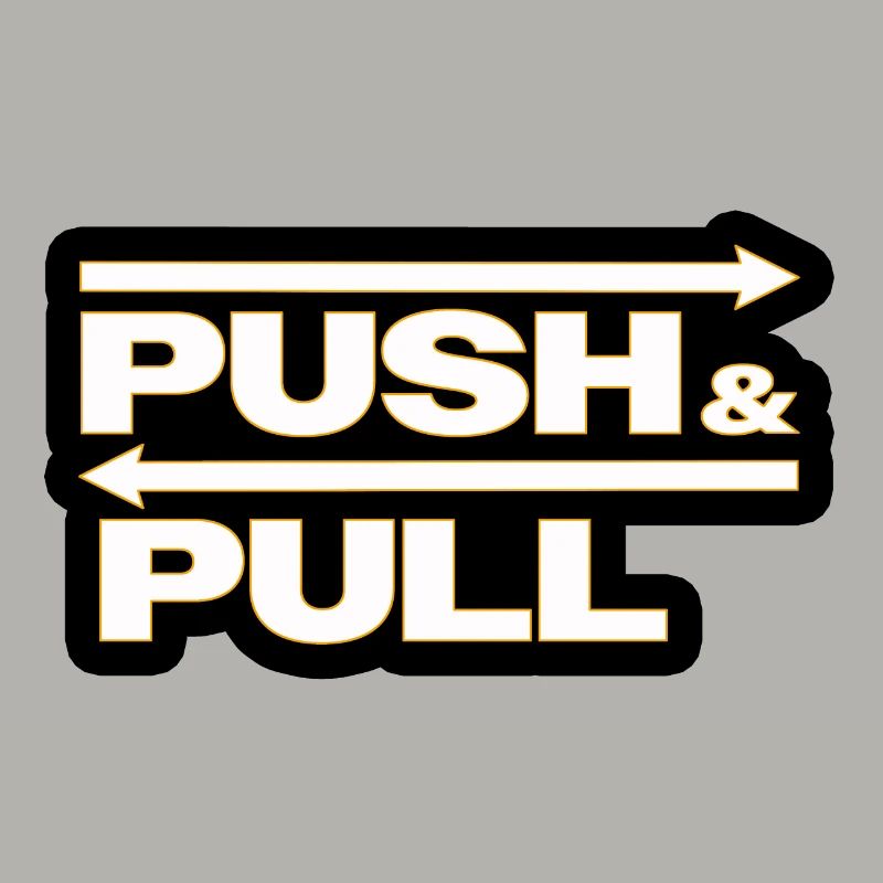 Push and Pull black