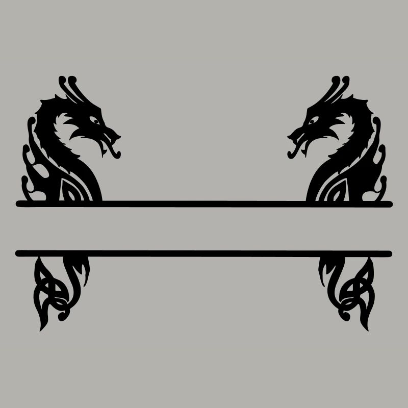 Wikinger zwei Drachen