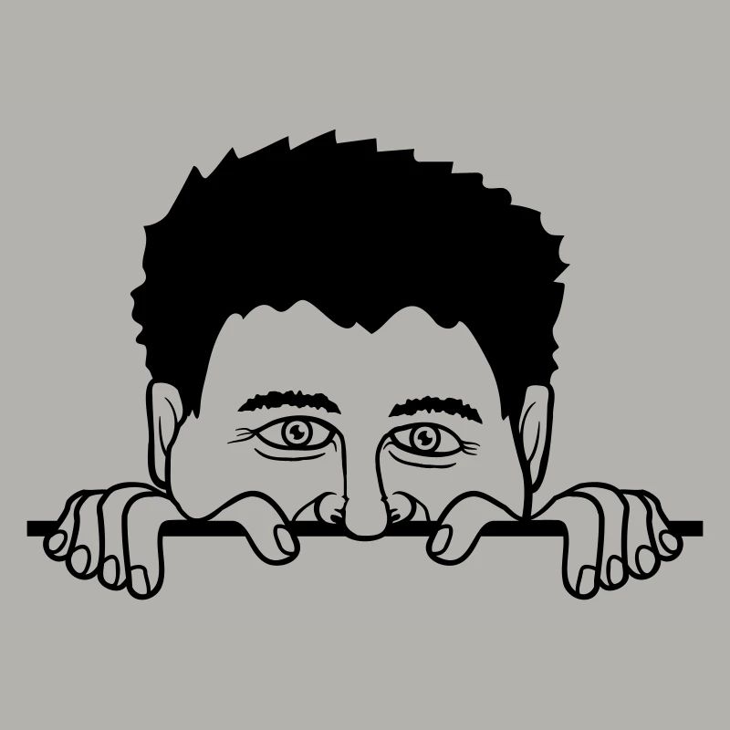 Hinter Mauer Mann