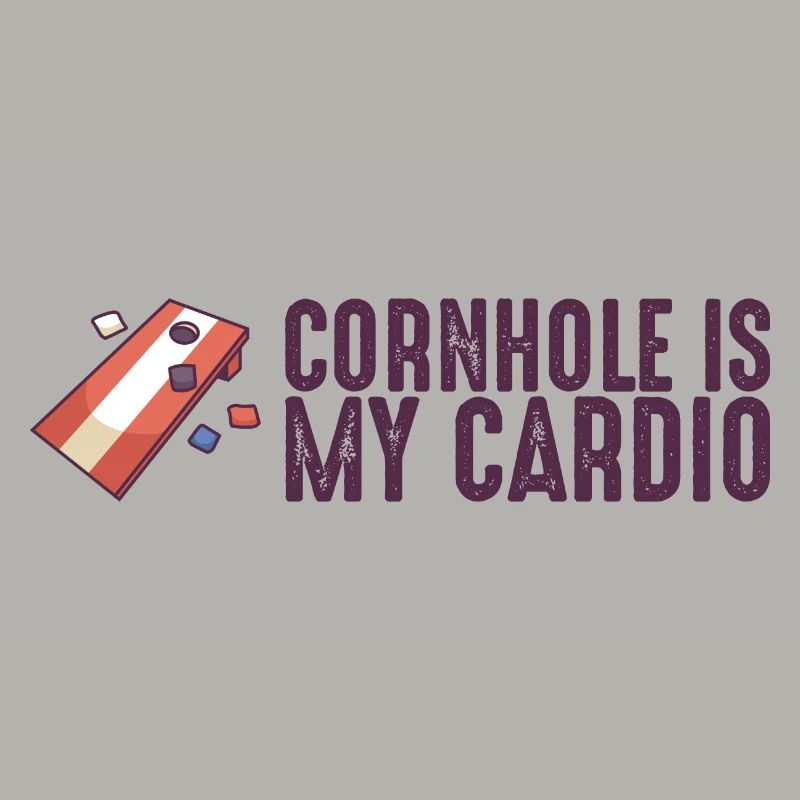 Cornhole est mon cardio cornhole sacs Cornhole