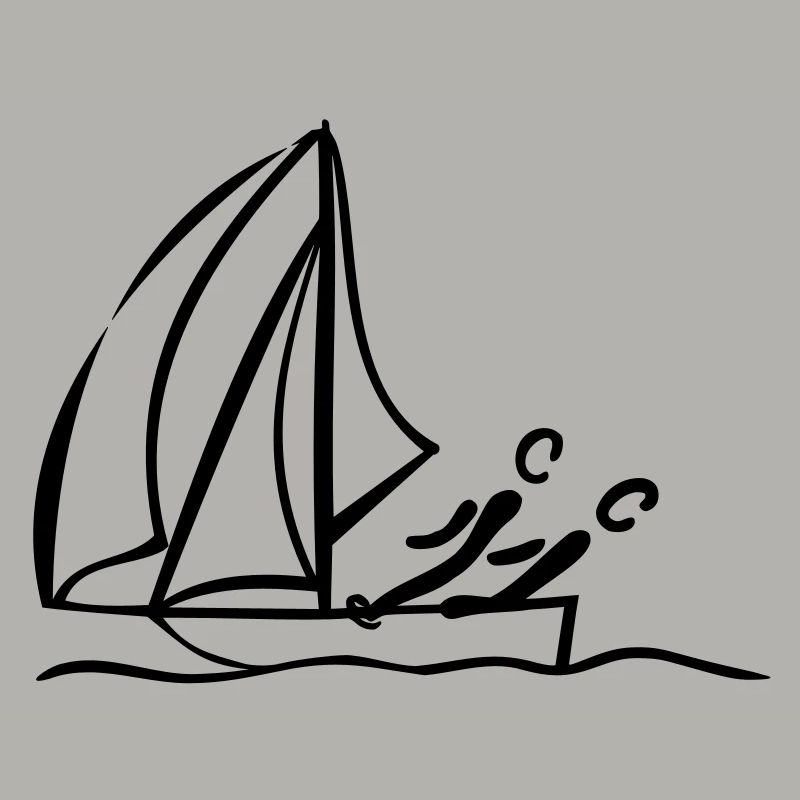 Segeln Jolle