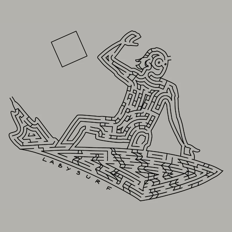 Surfer Maze (schwarze Version)