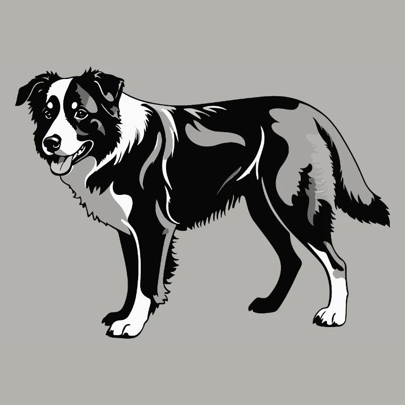 Border Collie - Conception de chien de compagnie