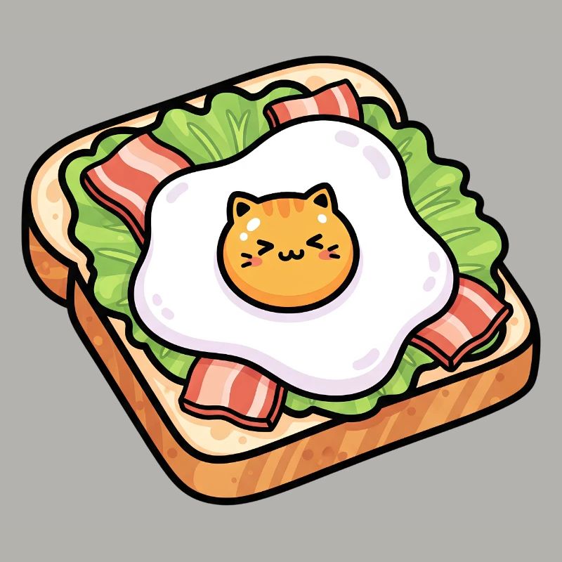 Sunny Toast Katzenei
