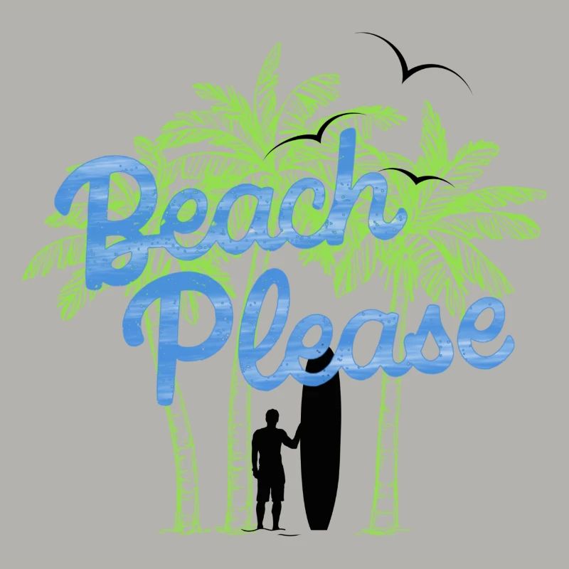 Beach Please Surfer