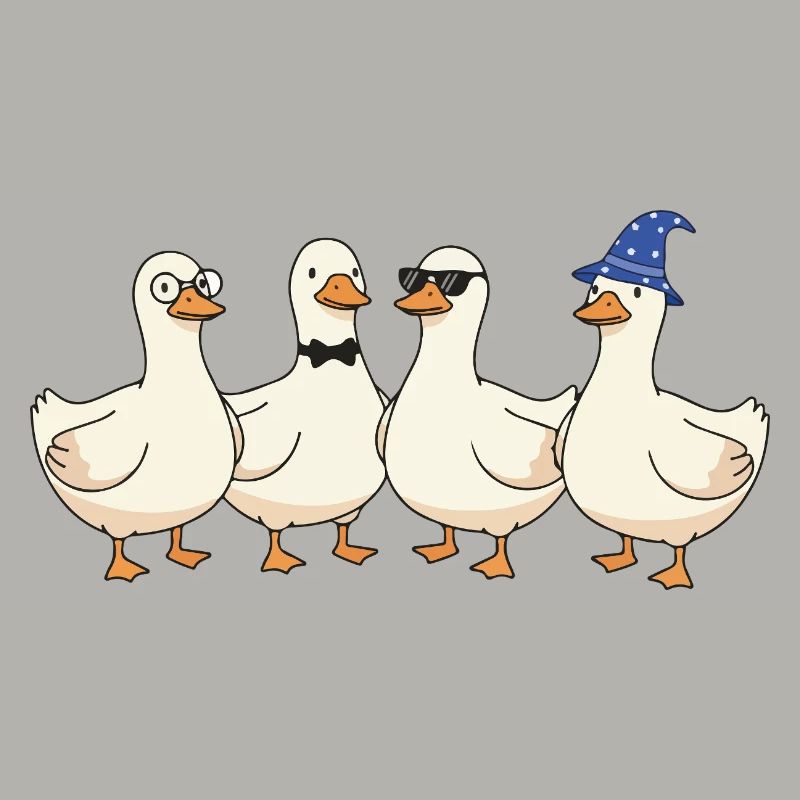 Quakquartett mit Stil