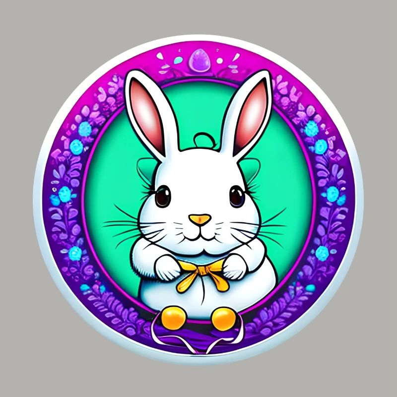flashy Easter motif