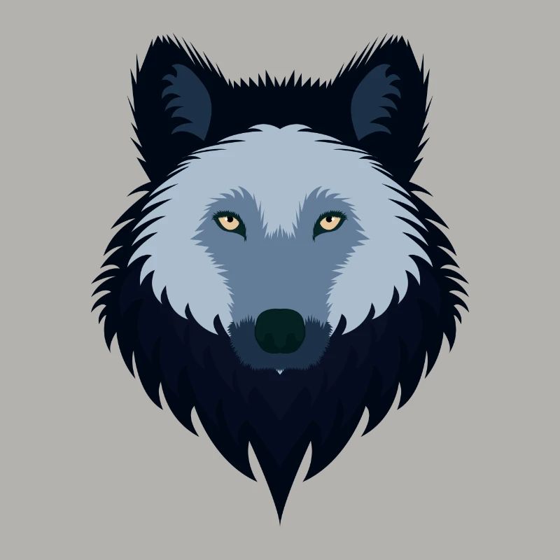 Weiblicher blauer Wolf