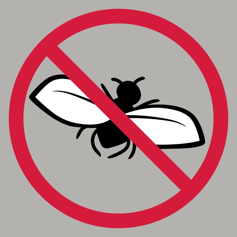 Fliege Verboten Schild