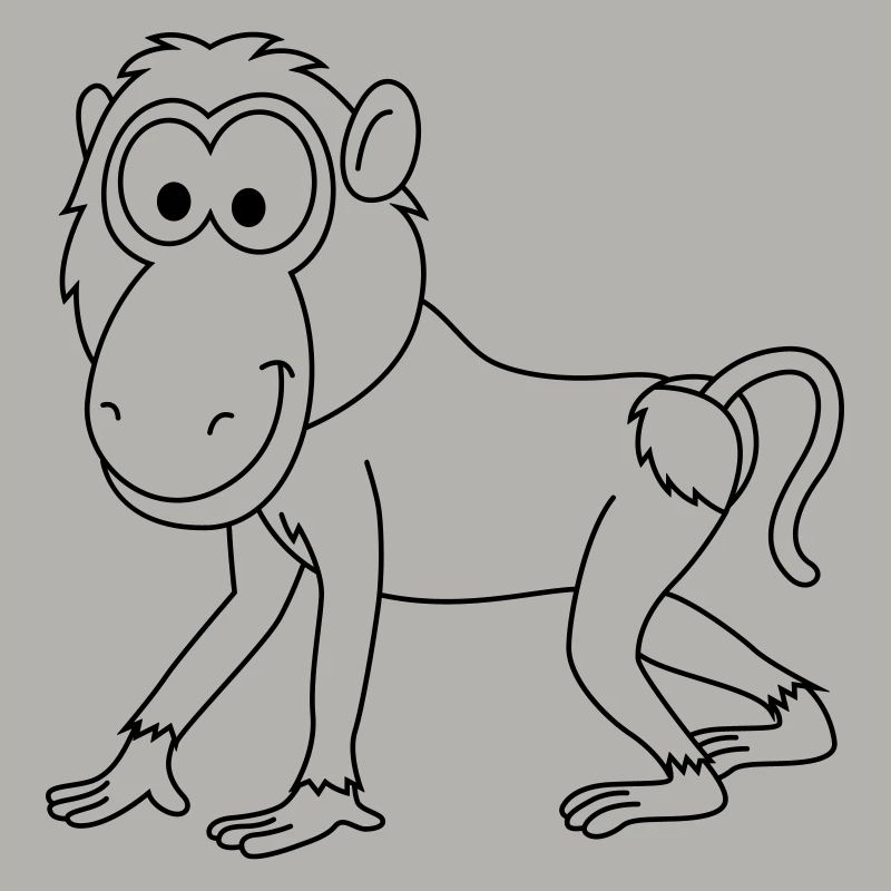 Monkey affe comic