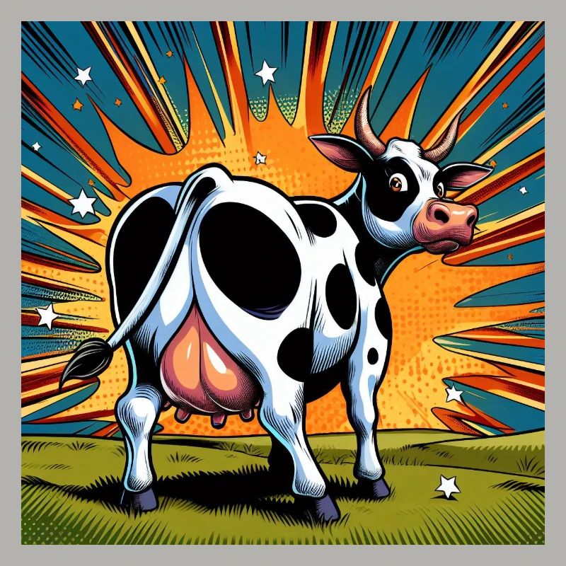 Vache de derrière