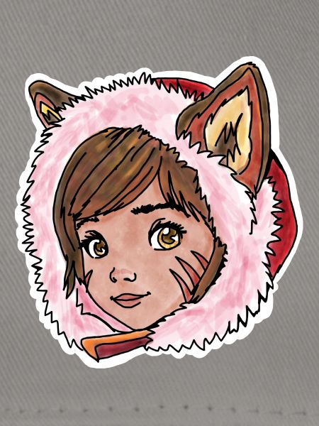 Rotkäppchen als kleiner Wolf