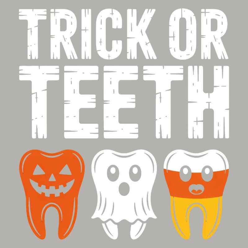 Trick oder Teeth Halloween-T-Shirt
