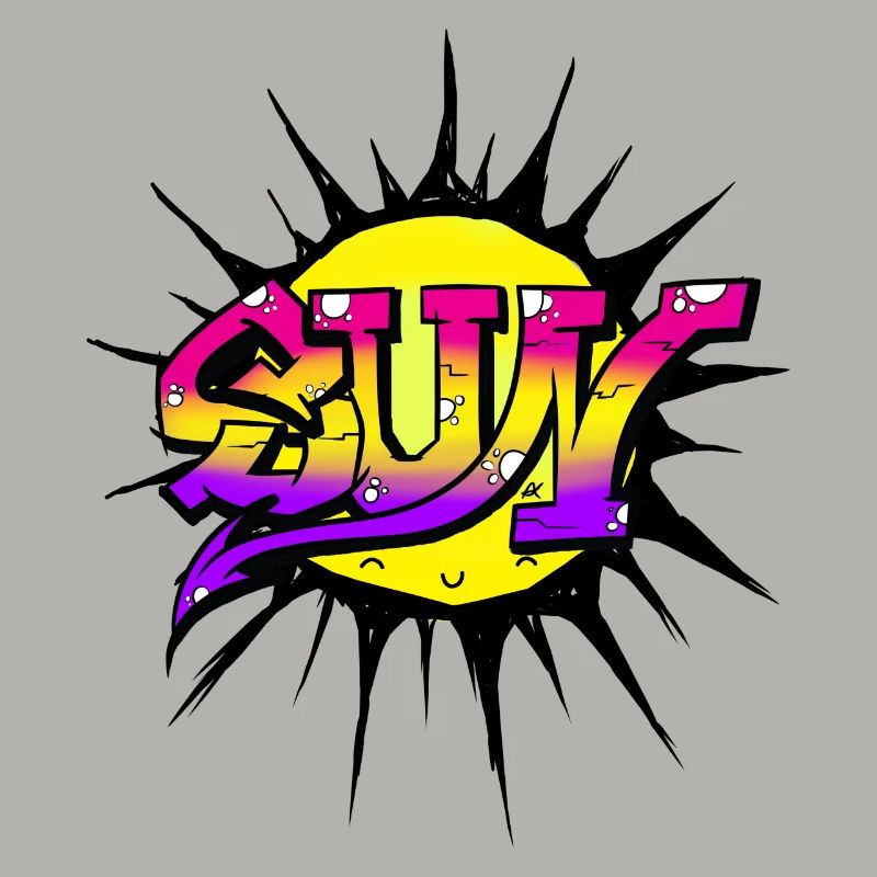 Sun Graffiti Text