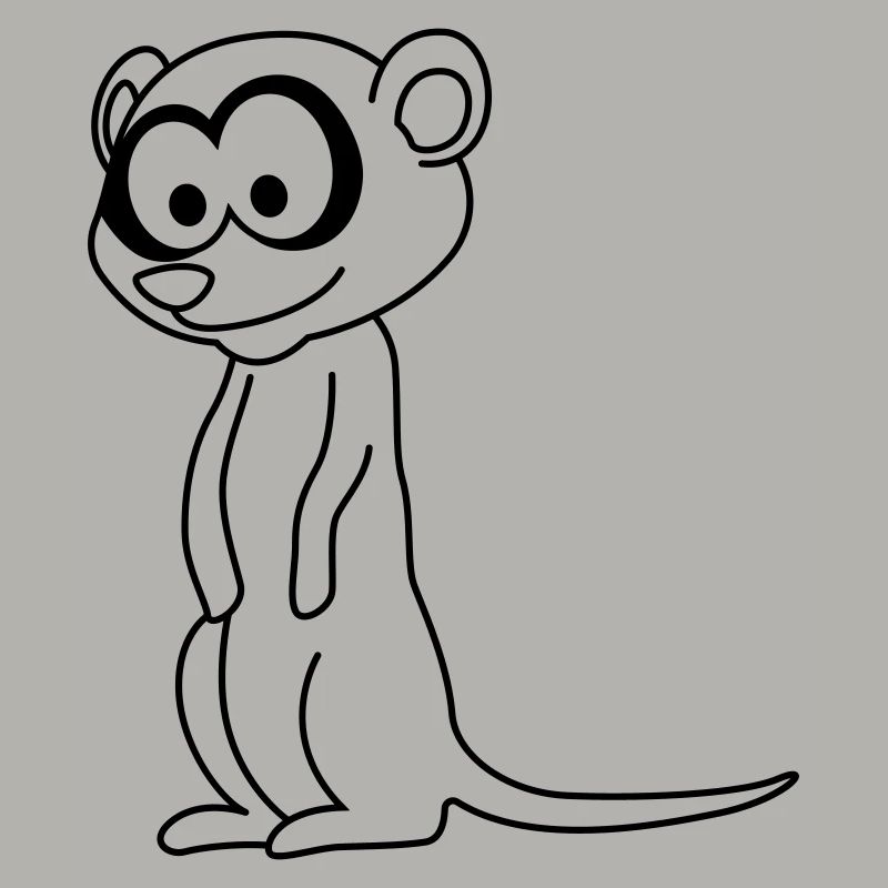Erdmännchen Comic Tier