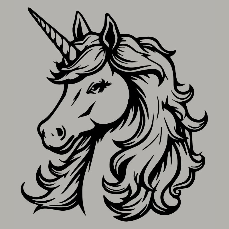 Schlichtes Einhorn-Design
