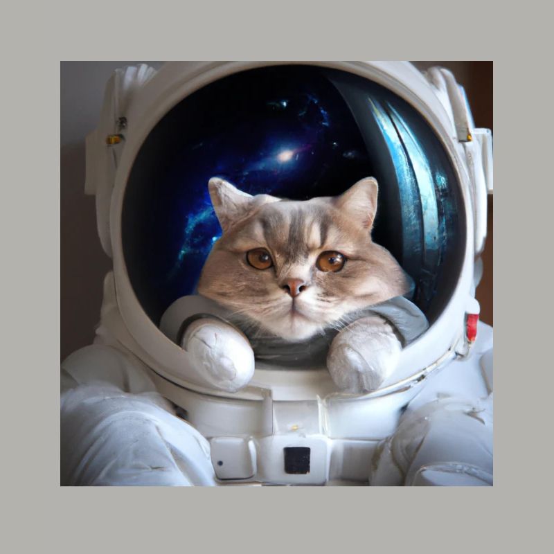 Cat in space