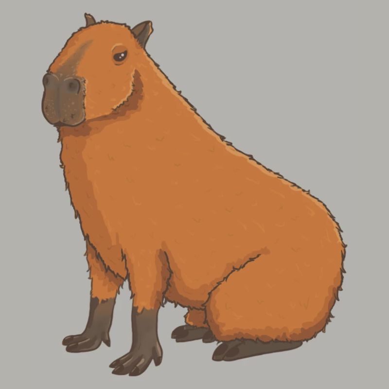 Süßes Capybara