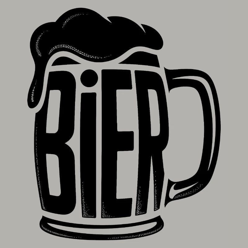 Bier - Funny Alcohol Logo