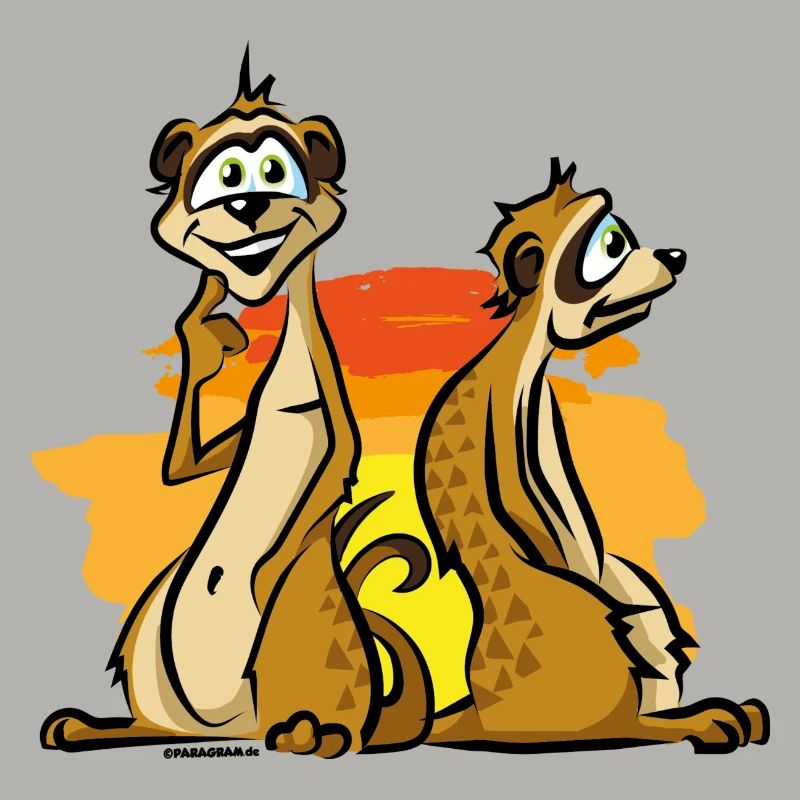 Erdmännchen Afrika Comic Cartoon