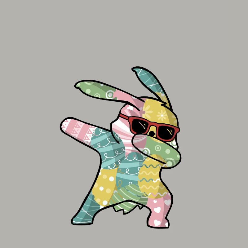 Dabbing Easter Bunny Easter Bunny Easter
