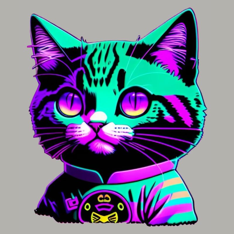 Funky cat