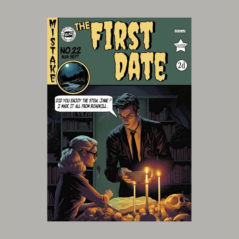 Retro Horror Comic - Le premier rendez-vous