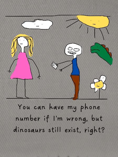 Flirten Telefonnummer Dinosaurier