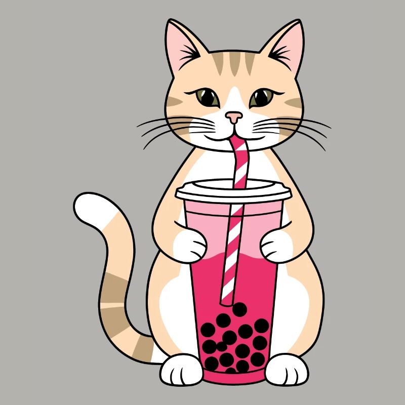 Cat Bubble Tea