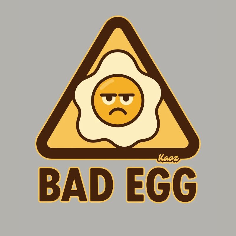 Bad egg with a bad mood