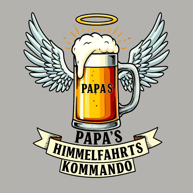 Papas Himmelfahrtskommando - Vatertags Bier Design